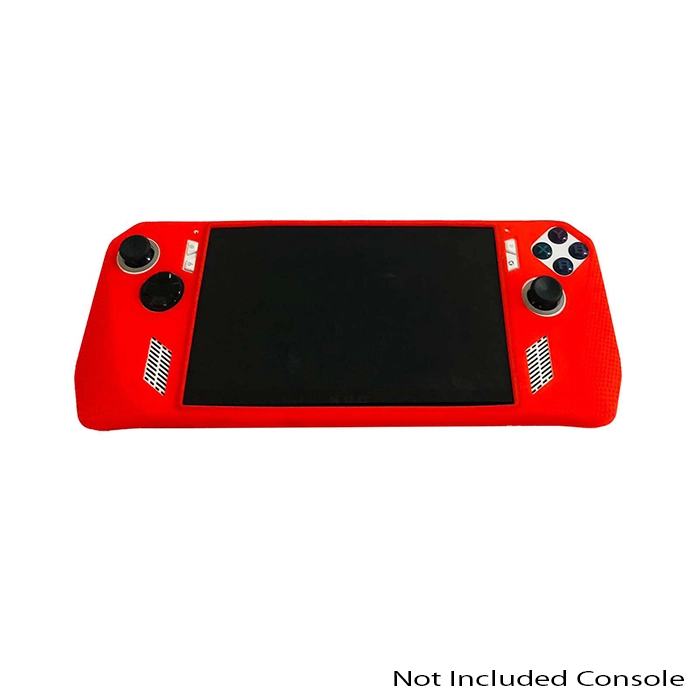 Asus Rog Ally Full-body Silicon Protector Case - Red-thumbnail Asus Rog Ally Full-body Silicon Protector Case - Red-thumbnail