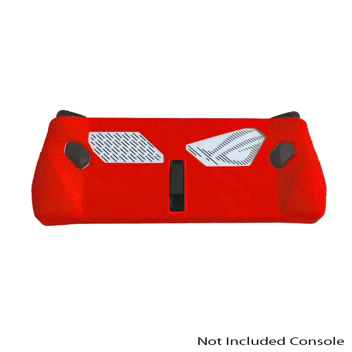 Asus Rog Ally Full-body Silicon Protector Case With Stand - Red-thumbnail Asus Rog Ally Full-body Silicon Protector Case With Stand - Red-thumbnail