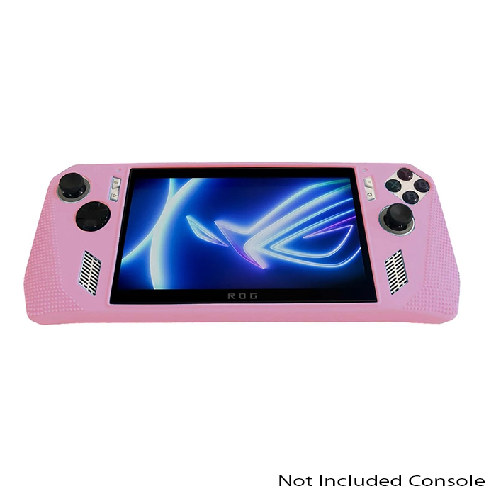 Asus Rog Ally Full-body Silicon Protector Case With Stand - Peach-99586 Asus Rog Ally Full-body Silicon Protector Case With Stand - Peach-99586