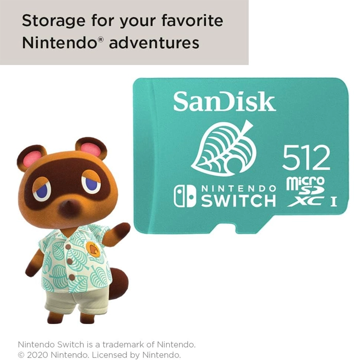 Sandisk 512gb Microsdxc For Nintendo Switch & More Digital Games-99899 Sandisk 512gb Microsdxc For Nintendo Switch & More Digital Games-99899