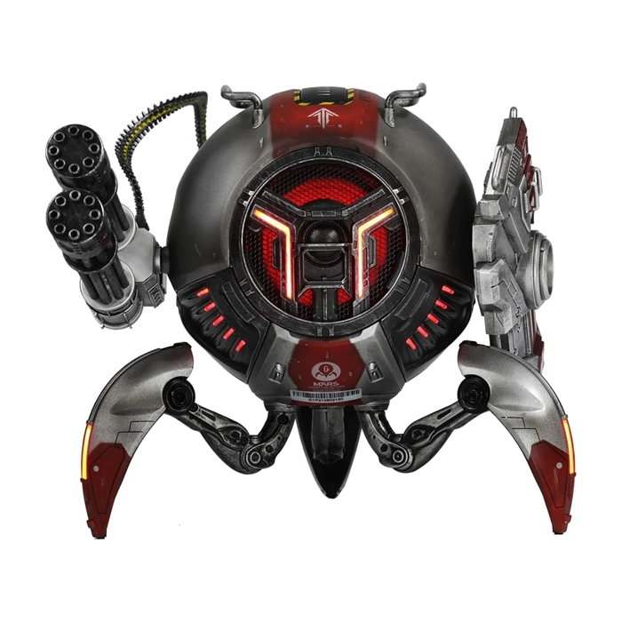 GravaStar Mars Pro Bluetooth 5.0 Speaker with Bass Boost and Stereo Sound - Special Edition Shark 14 Metallic Gray-0