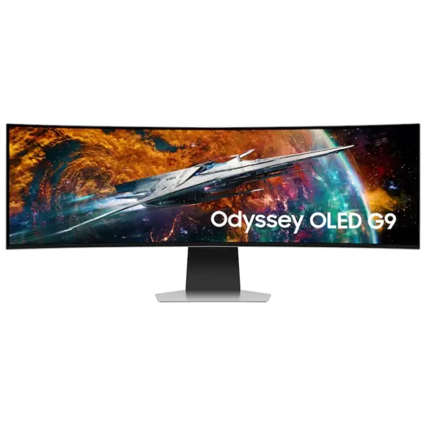 Samsung 49inch Odyssey OLED G9 DQHD Neo Quantum Processor Pro 0.03ms 240Hz Curved Smart Gaming Monitor-0