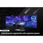 Samsung 49inch Odyssey OLED G9 DQHD Neo Quantum Processor Pro 0.03ms 240Hz Curved Smart Gaming Monitor-100309