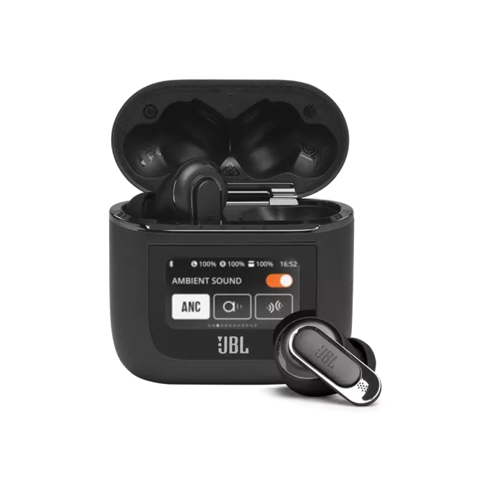 Jbl Tour Pro 2 True Wireless Noise Cancelling Earbuds Small - Black-0