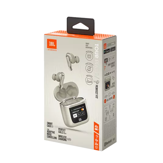 Jbl Tour Pro 2 True Wireless Noise Cancelling Earbuds Small - Champagne-100644 Jbl Tour Pro 2 True Wireless Noise Cancelling Earbuds Small - Champagne-100644