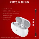 Beats Studio Buds True Wireless Noise Cancelling Earbuds - White-100663