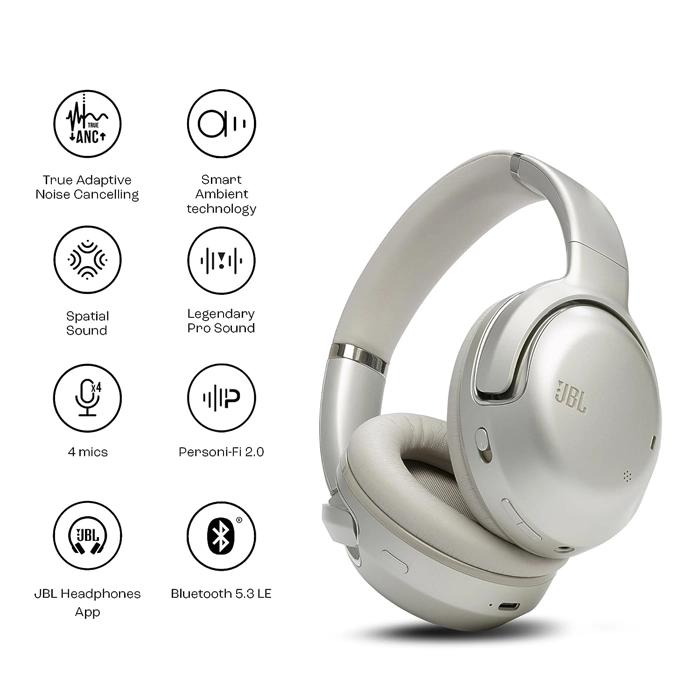Jbl Tour One M2 Wireless Over-ear Noise Cancelling Headphones - Champange-100698 Jbl Tour One M2 Wireless Over-ear Noise Cancelling Headphones - Champange-100698