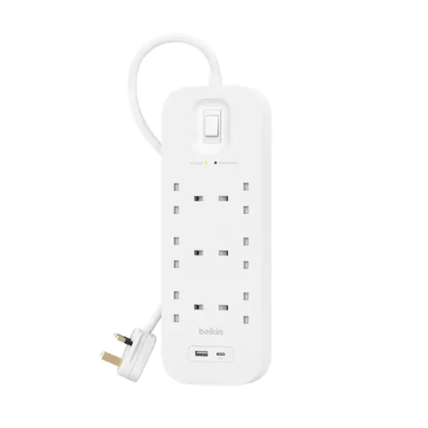 Belkin Connect Surge Protector With Usb-c And Usb-a Ports (6 Outlet With 1 Usb-c & 1 Usb-a)-0