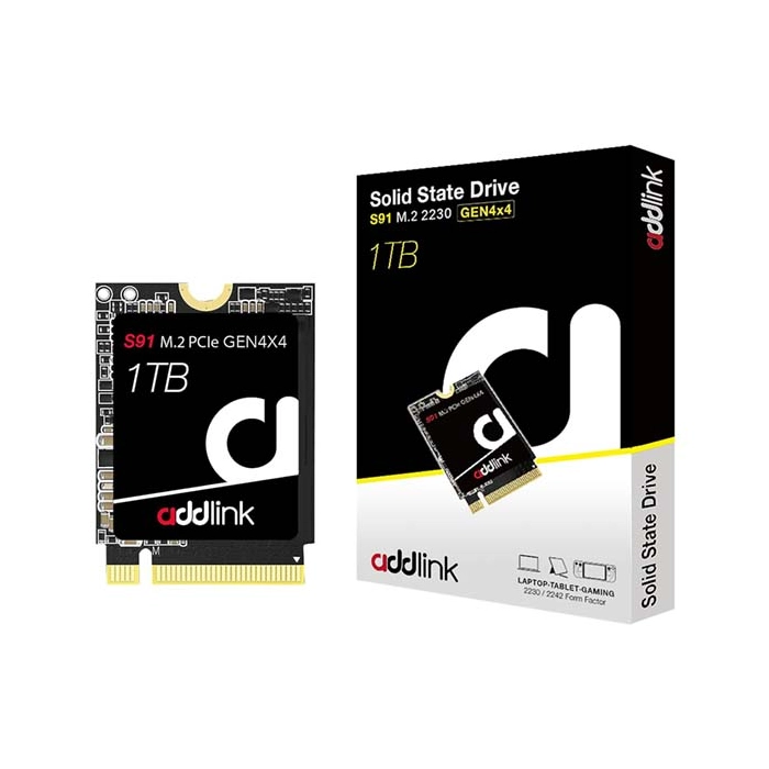 Addlink S91 M.2 2230 Pcie Gen4x4 Nvme 3d Nand Internal Ssd - 1tb - 33847-100367 Addlink S91 M.2 2230 Pcie Gen4x4 Nvme 3d Nand Internal Ssd - 1tb - 33847-100367