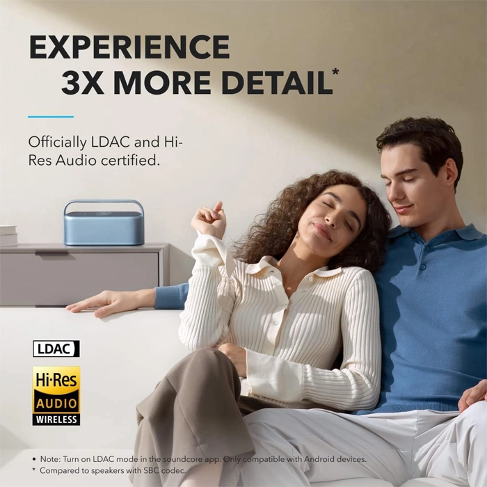 Anker Soundcore Motion X600 Portable Bluetooth Speaker With Wireless Hi-res Spatial Audio - Black-101830 Anker Soundcore Motion X600 Portable Bluetooth Speaker With Wireless Hi-res Spatial Audio - Black-101830