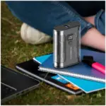 Powerology Crystalline Series Powerbank 10000mAh PD 35W - Transparent/Grey-102171