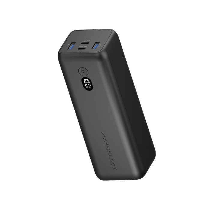 Powerology Onyx 30000mah Dual Usb-c Power Bank - Black-102262 Powerology Onyx 30000mah Dual Usb-c Power Bank - Black-102262