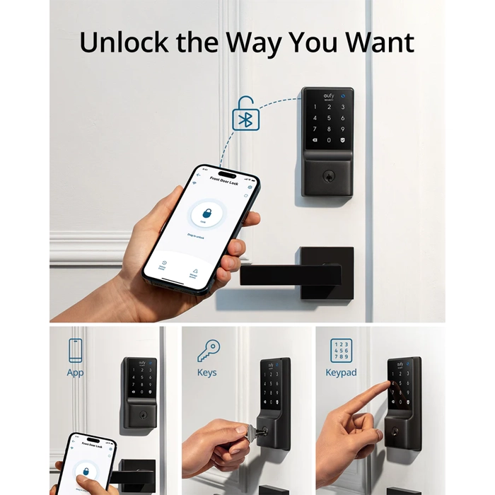Anker Eufy Smart Lock With Built-in-wifi Control From Anywhere - t8502-102759 Anker Eufy Smart Lock With Built-in-wifi Control From Anywhere - t8502-102759
