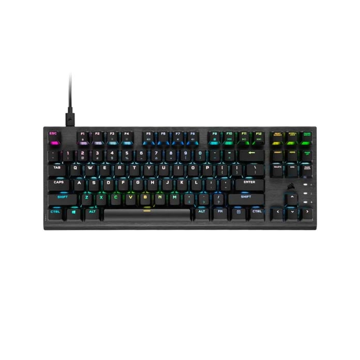 Corsair K60 Pro Tkl Rgb Opx Switch Optical-mechanical Gaming Keyboard - Black (English)-0