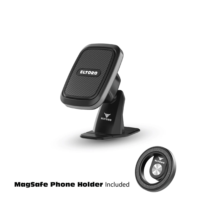 Eltoro Magnetic Dashboard Mount with MagSafe Phone Holder - Black-0 Eltoro Magnetic Dashboard Mount with MagSafe Phone Holder - Black-0