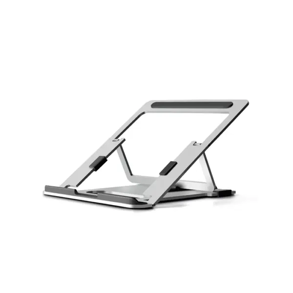 Aluminium Stand For 11 -15.6 Inch Laptop And Tablets With Carrying Pouch - Silver-0