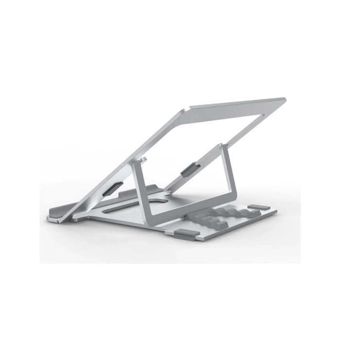 Aluminium Stand For 11 -15.6 Inch Laptop And Tablets With Carrying Pouch - Silver-thumbnail Aluminium Stand For 11 -15.6 Inch Laptop And Tablets With Carrying Pouch - Silver-thumbnail