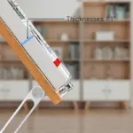 Rotatable 360° Adjustable Book Tablet & Laptop Stand Holder - Wood Brown Aluminum Body-104199