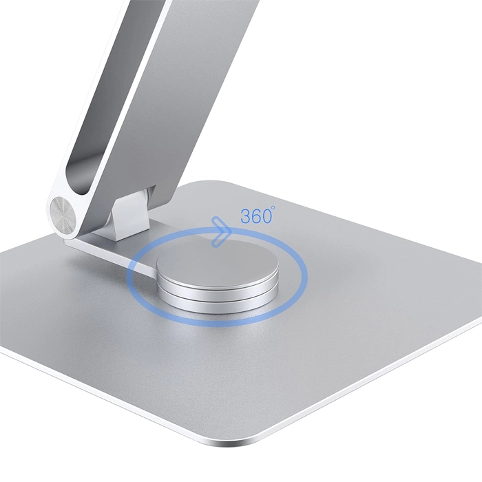 Rotatable 360° Adjustable Book Tablet & Laptop Stand Holder - Wood Brown Aluminum Body-104197 Rotatable 360° Adjustable Book Tablet & Laptop Stand Holder - Wood Brown Aluminum Body-104197