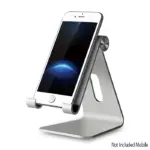 Adjustable Tablet Stand For Tablets & smartphones - Silver-0