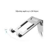 Adjustable Tablet Stand For Tablets & smartphones - Silver-104212