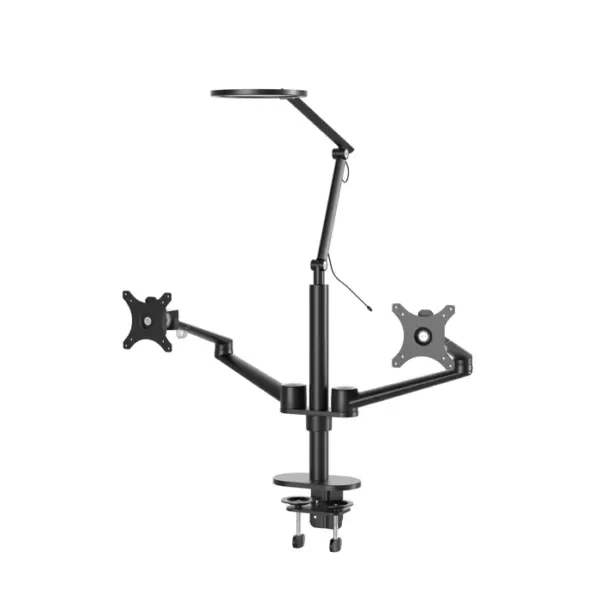 Dual Monitor Stand With Lamp (Ol-2lt)-0