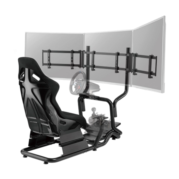 Lumi Triple Monitor Mount (Lrs07-sr02) For Lrs07-bs Racing Simulator Cockpit Seat-104624 Lumi Triple Monitor Mount (Lrs07-sr02) For Lrs07-bs Racing Simulator Cockpit Seat-104624