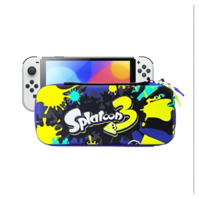 Nintendo Switch Oled Storage Bag Splatoon 3 - Black-104011 Nintendo Switch Oled Storage Bag Splatoon 3 - Black-104011