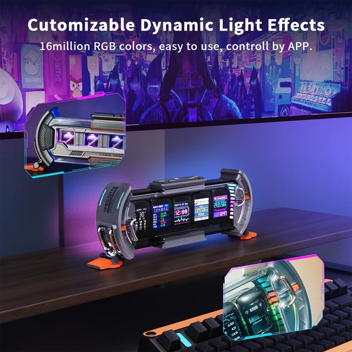 Divoom Times Gate | Pixel Art Informative Display - Sliver-105238 Divoom Times Gate | Pixel Art Informative Display - Sliver-105238