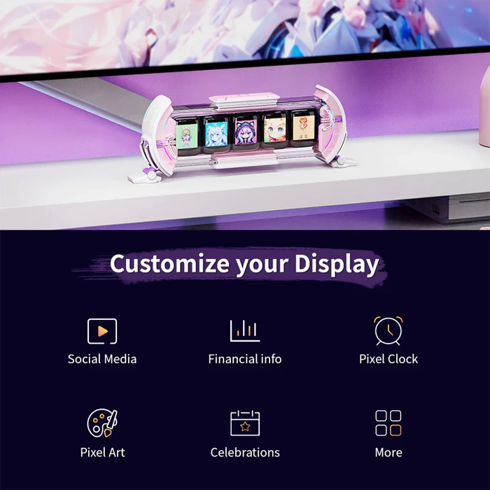 Divoom Times Gate | Pixel Art Informative Display - Sliver-105239 Divoom Times Gate | Pixel Art Informative Display - Sliver-105239