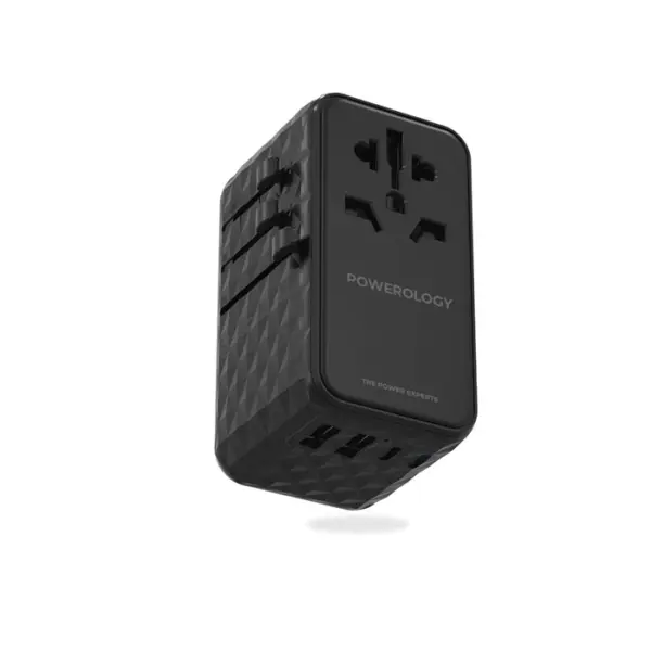 Powerology 4-Port Universal GaN Super Charger 100W-0