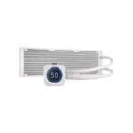 Corsair Icue H150i Elite Rgb 360mm Aio Cpu Liquid Cooler With Lcd Xt Display - White (CW-9060077-WW)-103382