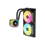Corsair Icue Link H100i Rgb 240mm Aio Liquid Cpu Cooler - Black CW-9061001-WW-103423