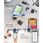 Momax Pintag Find My Tracker (4pack) - Black-103813