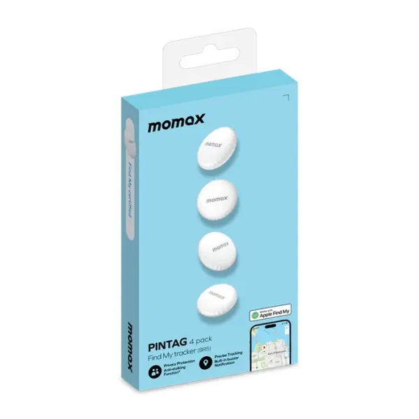 Momax Pintag Find My Tracker (4pack) - White-0