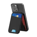 Momax 1-wallet Magnetic Card Holder With Stand - Grey-103880