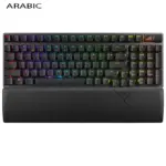 Asus Rog Strix Scope II 96% Wireless Rog Nx Snow Switch Mechanical Keyboard - Arabic-0
