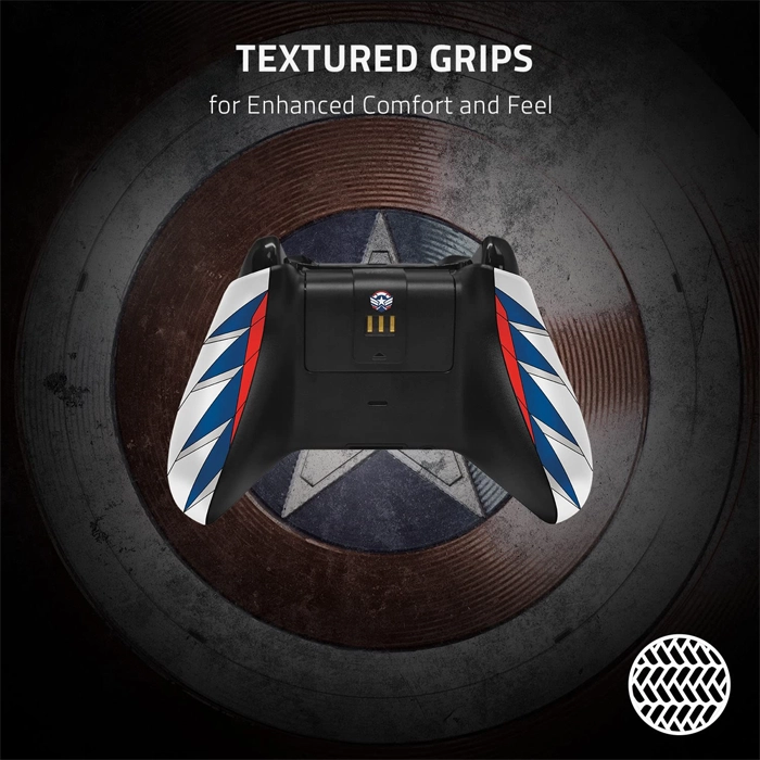 Razer Limited Edition Xbox Series X|s And Xbox One Wireless Controller With Charging Stand – Captain America-105041 Razer Limited Edition Xbox Series X|s And Xbox One Wireless Controller With Charging Stand – Captain America-105041