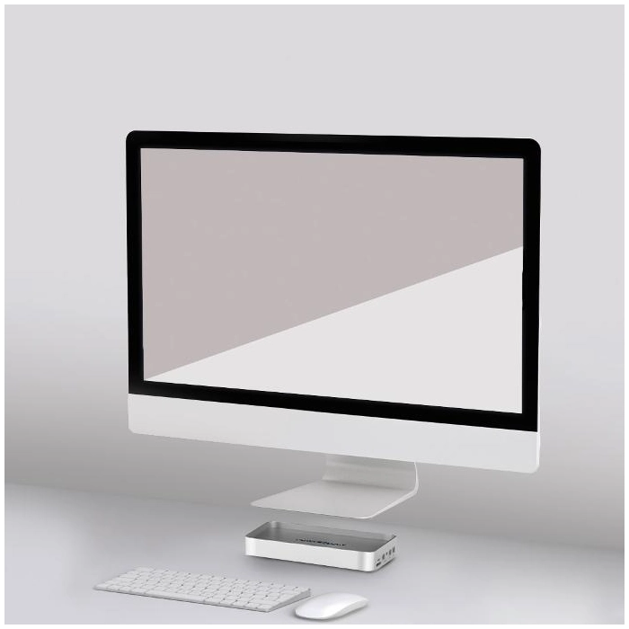 Powerology Imac 24 Inch Usb-c Dock With Ssd Enclosure 10gbps - Gray-105092 Powerology Imac 24 Inch Usb-c Dock With Ssd Enclosure 10gbps - Gray-105092