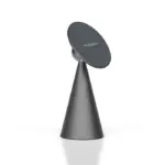 Powerology Desktop Conical Magsafe Phone Holder With 17*n5 Magnets - Dark Grey-0