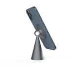 Powerology Desktop Conical Magsafe Phone Holder With 17*n5 Magnets - Dark Grey-105101