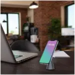 Powerology Desktop Conical Magsafe Phone Holder With 17*n5 Magnets - Dark Grey-105104