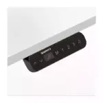 Gamvity L Shape Standing Ergonomic 3 Legs Stand Up Modern Furniture Table Electric Height Adjustable Desk(1000x1750mm) - White-111484