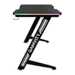 Gamvity Z-shaped (140x60x73)cm Gaming E-sports Desk With Led Rgb Light - Black Zp3-1400-107031