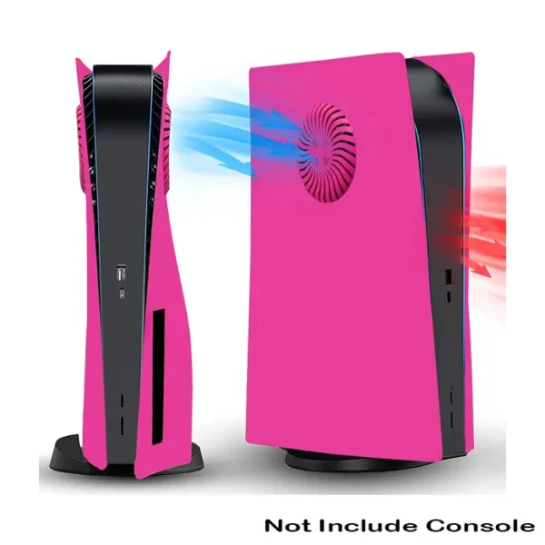Ps5 Console (Cd Version) Replacement Shell (Face Plate) With Cooling Vents - Pink-0
