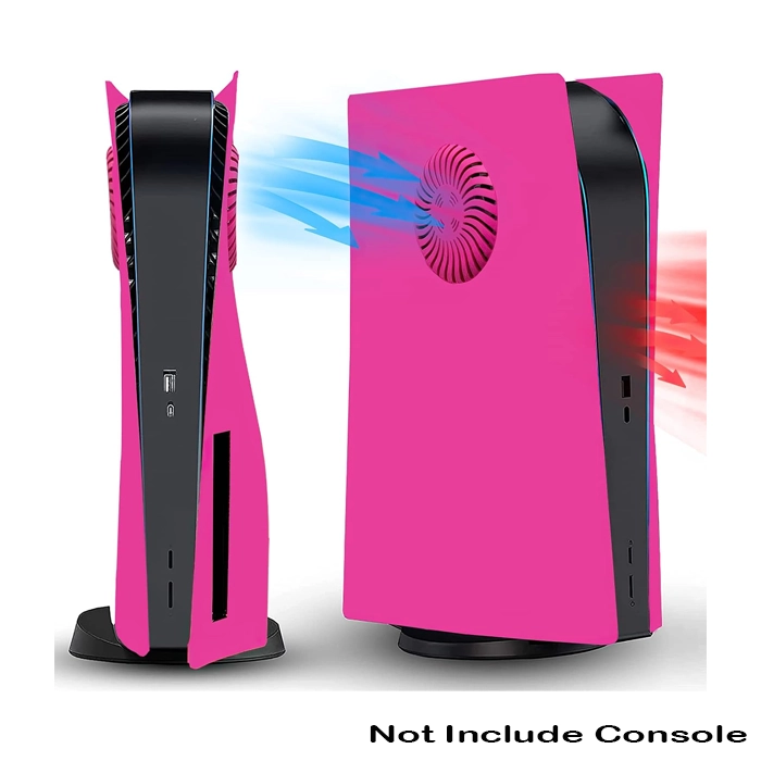Ps5 Console (Cd Version) Replacement Shell (Face Plate) With Cooling Vents - Pink-0