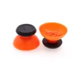 Ps5 Analog Cover 3d Thumb Sticks Cap For Sony Ps5(2pack) - Black/orange-107158