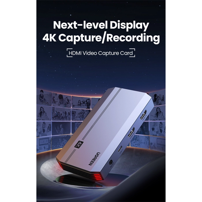 Ugreen Video Capture Card 4k Hdmi To Usb/usb C Hdmi Video Grabber Box For Pc Computer Camera Monitor Live Stream Record-106157 Ugreen Video Capture Card 4k Hdmi To Usb/usb C Hdmi Video Grabber Box For Pc Computer Camera Monitor Live Stream Record-106157