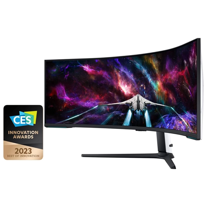 Samsung 57 Inch Odyssey Neo G9 G95nc Dual Uhd Curved Gaming Monitor 240hz Refresh Rate 1ms(Gtg) Response Time - White-106328 Samsung 57 Inch Odyssey Neo G9 G95nc Dual Uhd Curved Gaming Monitor 240hz Refresh Rate 1ms(Gtg) Response Time - White-106328