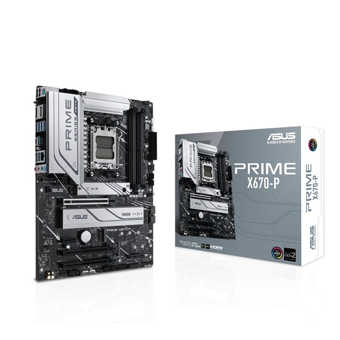 Asus Prime X670-p Series Amd Ryzen Motherboard Ddr5-0